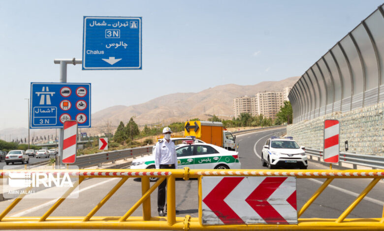 جاده کرج - چالوس همچنان بسته است / مسافران اصرار به سفر نکنند