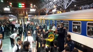 حرکت نخستین قطار زائران اربعین از زاهدان به خرمشهر