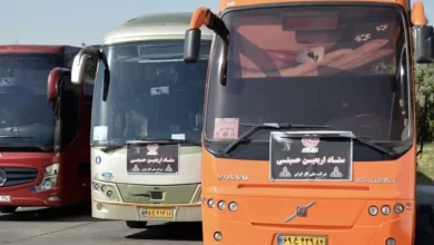 آمادگی روزانه ۳۵ دستگاه اتوبوس بین شهری گیلان برای اربعین