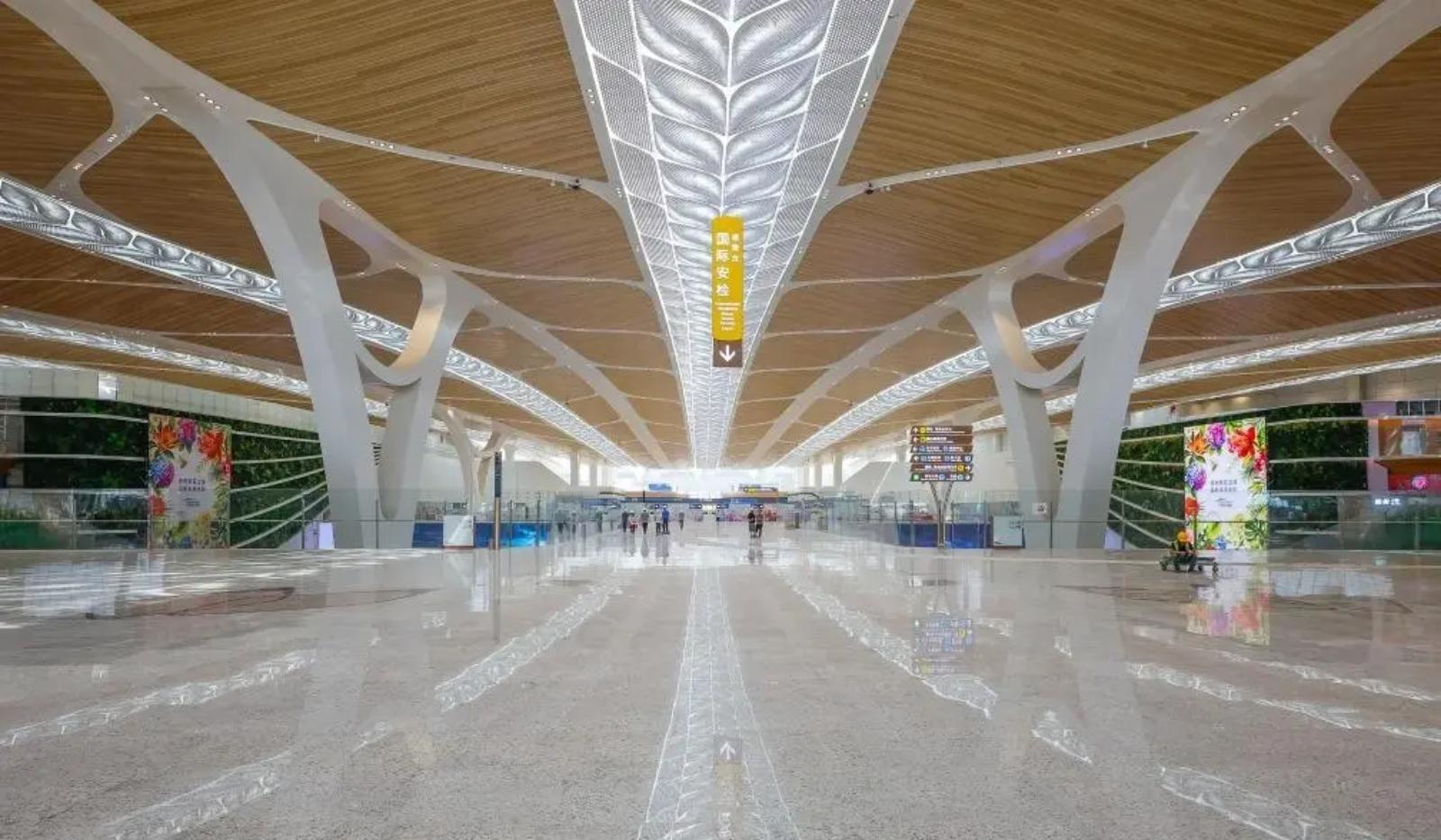 آخرین پیشرفت فاز سوم توسعه فرودگاه بایون شهر گوانگژو چین