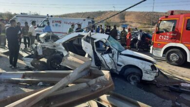 تصادف مرگبار در بزرگراه پردیس/جوان ۲۲ ساله جان باخت