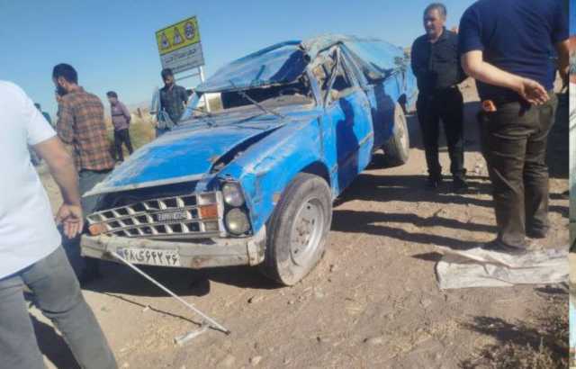 تصادف مرگبار در جاده فولاد محله–کیاسر/ دو نفر جان باختند