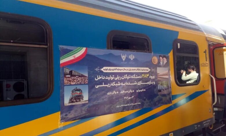 تقویت ناوگان ریلی با ورود ۲۸۳ دستگاه تولید داخل و بازسازی شده