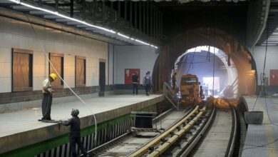 پیشرفت ۹۰ درصدی ایستگاه میانجاده در خط ۲ مترو کرج