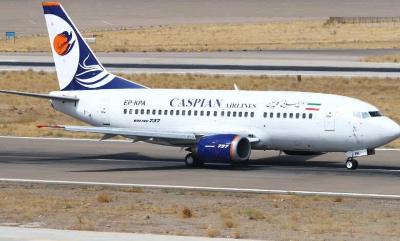 نخستین پرواز هواپیمایی کاسپین به ایلام؛ گامی در مسیر توسعه اقتصادی و جذب سرمایه گذاری