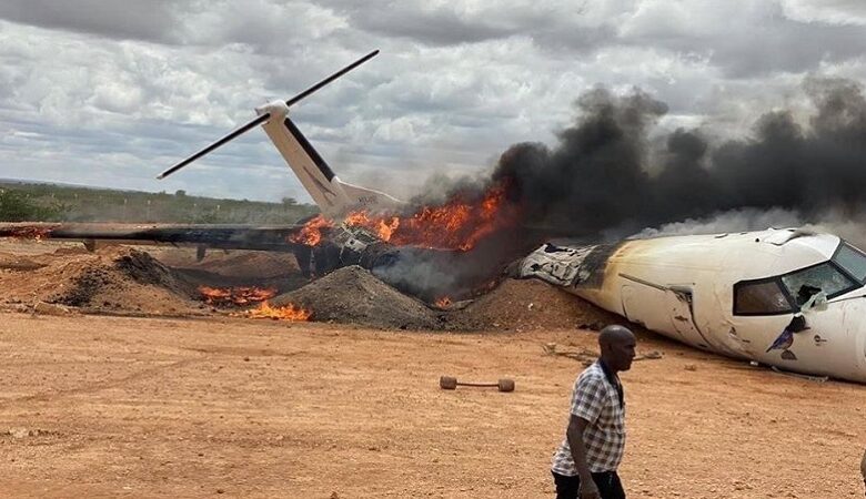 سقوط هواپیما با ۱۲ سرنشین در نزدیکی سواحل کنیا