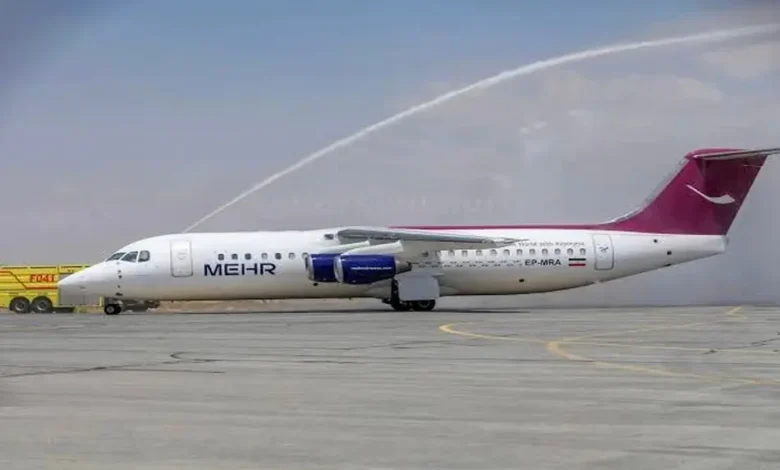 تست پرواز هواپیمایی مهر انجام شد