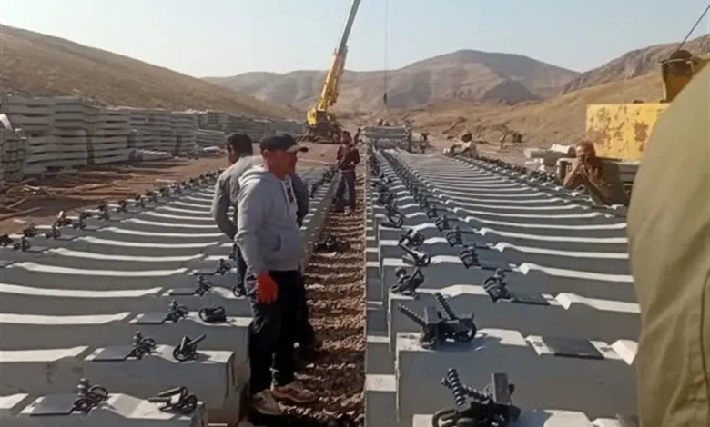 زمان اتمام پروژه راه آهن اردبیل میانه نزدیک شد/ وعده بهره برداری محقق می شود؟