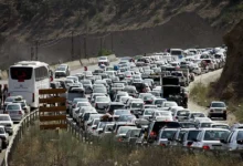 مسیر شمال به جنوب محور هراز پرترافیک است