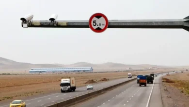 تردد ساعتی خودروها در جاده های اصفهان ۳۶ درصد افزایش یافت