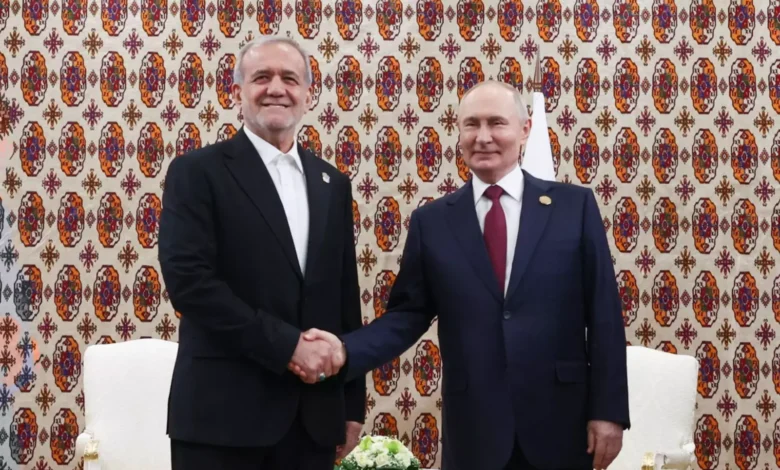 پزشکیان خطاب به پوتین : مسیر ریلی رشت - آستارا در حال تکمیل است و تا پایان سال همه چیز پایان خواهد یافت.