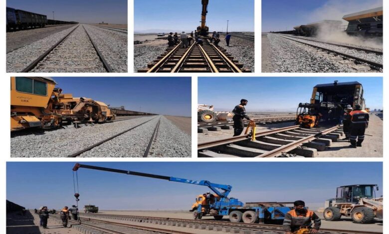 افزایش ظرفیت ایستگاه استراتژیک چادرملو با احداث دو خط جدید ریلی