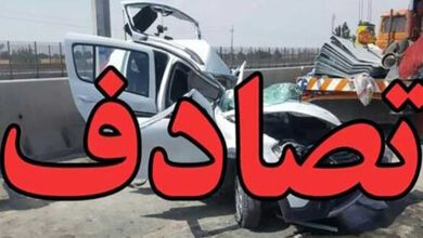 انحراف اتوبوس در محور آبادان–اهواز ۱۲ مصدوم بر جای گذاشت