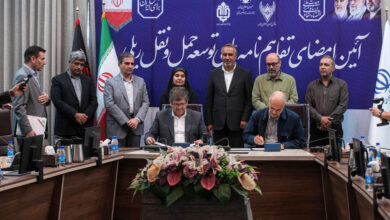 امضای ۵ تفاهم نامه توسعه حمل ونقل ریلی با بخش خصوصی