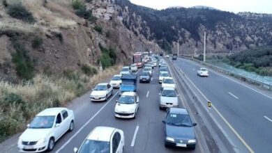 آخرین وضعیت ترافیکی جاده‌های کشور؛ ترافیک سنگین در محورهای چالوس و هراز