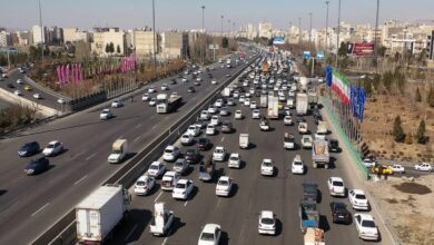 اعمال محدودیت ترافیکی در آزادراههای قم-تهران و تهران-کرج-قزوین