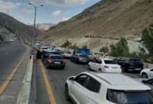 ترافیک سنگین در خروجی‌های تهران و انسداد محور بندرعباس-حاجی‌آباد