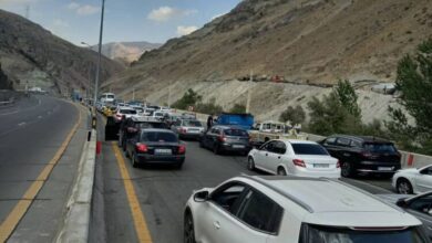 ترافیک سنگین در خروجی‌های تهران و انسداد محور بندرعباس-حاجی‌آباد