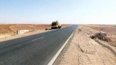 تداوم عملیات ایمن‌سازی و بهسازی محور آشتیان - حاتم‌آباد