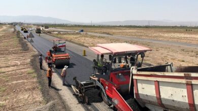 پیشرفت ۶ کیلومتری در پروژه بهسازی محور بوئین‌زهرا
