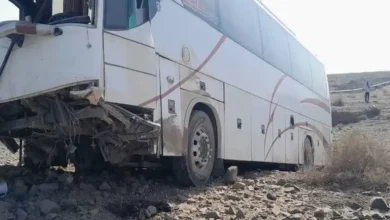 حادثه رانندگی در محور چادرملو به ساغند با ۸ مصدوم