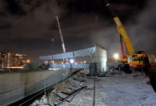 شروع عملیات نصب عرشه در پروژه تقاطع غیرهمسطح بزرگراه شهید ستاری