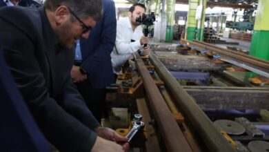 رکوردشکنی تولید سوزن ریل در تبریز؛ گامی بلند در خودکفایی صنعت ریلی کشور