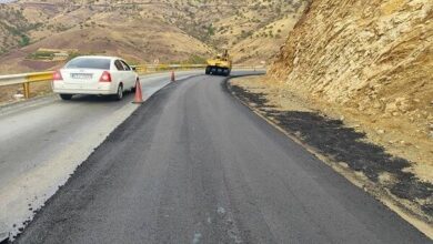 آغاز عملیات بهسازی و روکش آسفالت محور پاوه به نوسود