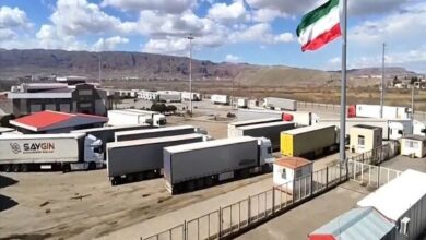 تردد بیش از ۸۲ هزار کامیون از پایانه مرزی نوردوز در هفت ماه